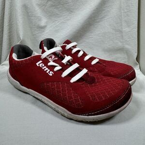 Lems Primal 2 Womens Size 38 EU Shoes RED Minimalist Zero Drop Vegan Sneaker